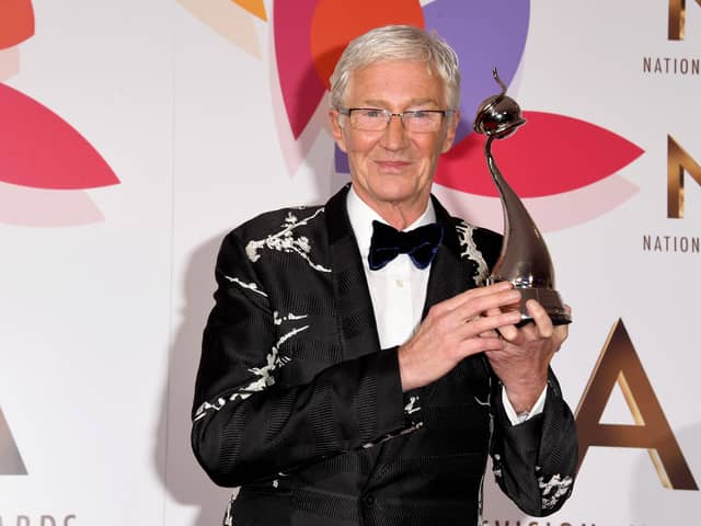 Paul O'Grady with the award for Factual Entertainment Programme during the National Television Awards held at The O2 Arena on January 22, 2019