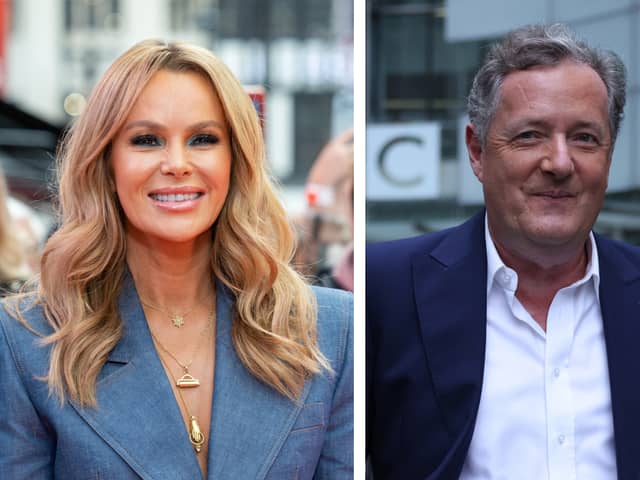 Amanda Holden enjoyed a night out in Hollywood with some of her celebrity pals. (Photo Credit: Getty Images)