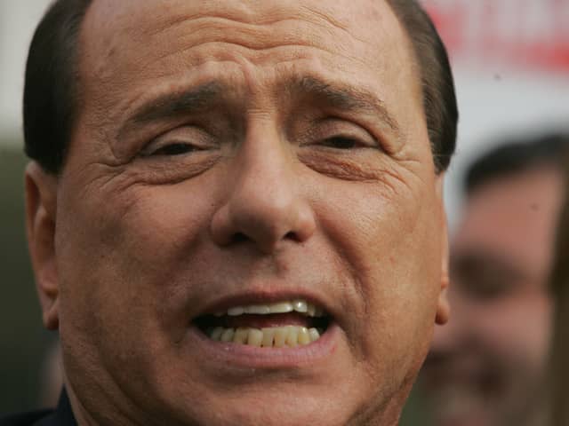Former Italian Prime Minister Silvio Berlusconi. (Photo: MARCELLO PATERNOSTRO/AFP via Getty Images)
