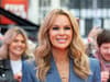 ‘I need to get my abs back’: Amanda Holden planks while hosting Heart FM as she returns from holiday in the US