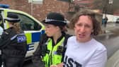 Two Just Stop Oil supporters were arrested at the Herbert Museum in Coventry while demanding that the government stop all new UK fossil fuel projects and calling on employees and directors of UK cultural institutions to join in civil resistance against the governments genocidal policies.