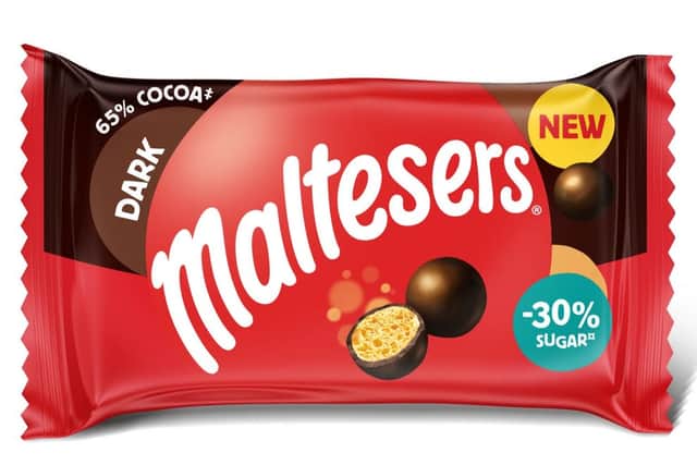 A dark chocolate version of Maltesers will launch later this month (Photo: Mars Wrigley)