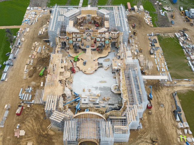 Peak behind the curtain at the incredible new Land of Oz set being built for the movie adaptation of hit musical Wicked - starring Ariana Grande