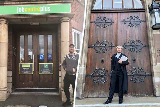 Taz Aldeek was rejected from nearly 100 jobs and had to spend 18 months on benefits before he finally secured his dream job as a barrister.