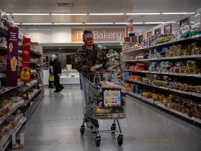 Sainsbury’s is still recommending that shoppers and staff wear face masks inside its stores (Photo: Getty Images)