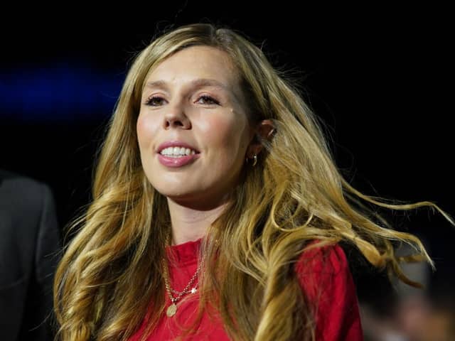 Carrie Johnson has admitted to breaking Covid rules at an event in 2020 (Photo: Getty Images)