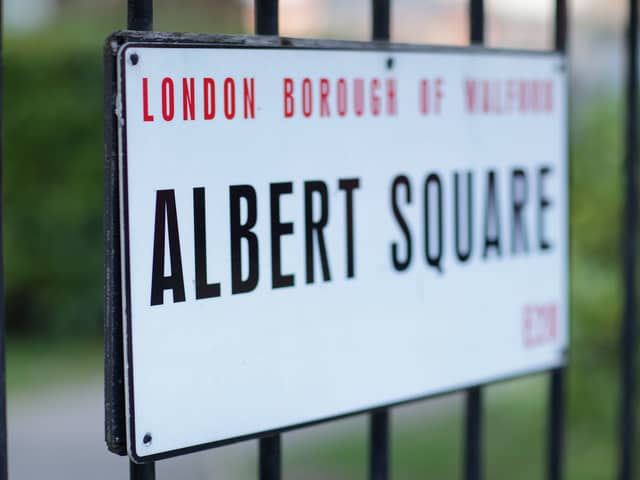 A man, who is believed to have starred in EastEnders, has been arrested on suspicion of a child sex offence