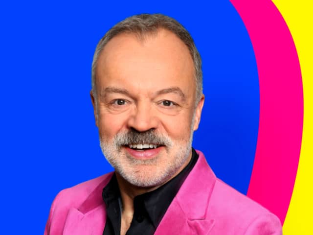 Graham Norton, Julia Sanina and Rylan can be heard on rail services across the Liverpool City Region. Image: LCR