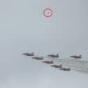 A photographer has snapped a ‘UFO’ - flying over the Coronation.  