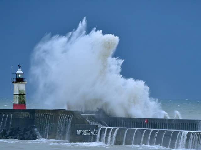 Storm Arwen is set to batter northeastern coastal parts of the UK, with a red weather warning in place for high winds. (Credit: Getty)