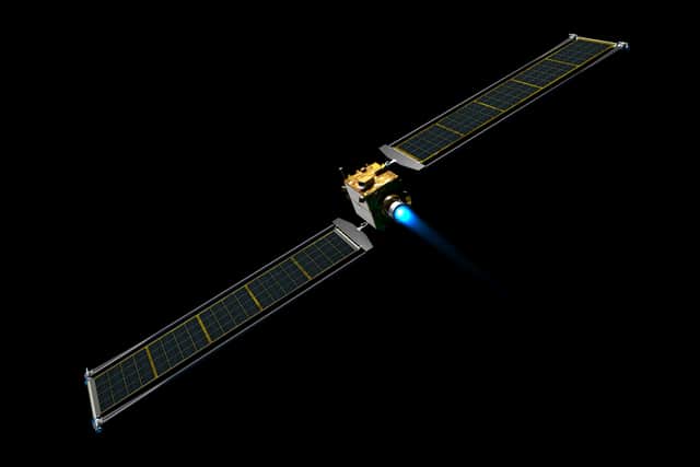 An artist’s impression of the Dart spacecraft (Image: NASA)