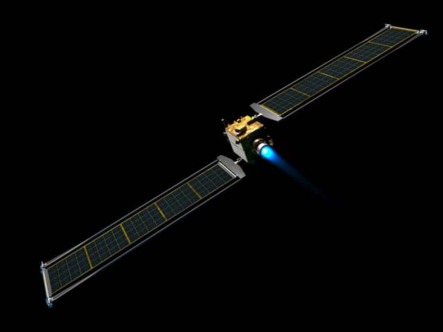 An artist’s impression of the Dart spacecraft (Image: NASA)
