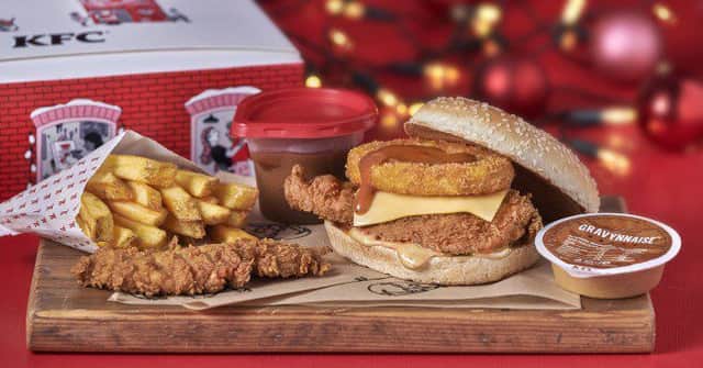 The Christmas gravy burger proved to be a hit last year (Photo: KFC)