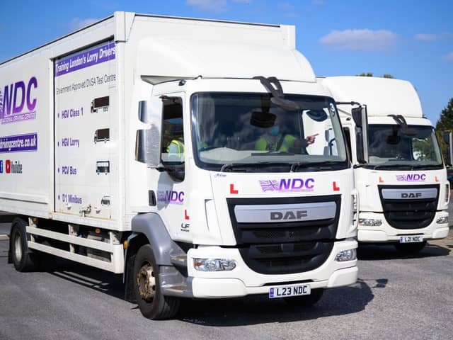 The Ministry of Defence (MoD) will also provide examiners for lorry driving tests (Photo: Getty Images)