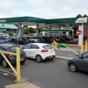 Drivers queued for fuel at petrol stations across the country on Friday (Photo: Getty Images)