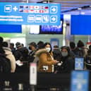 Travellers faced queues of up to three hours (Photo: Getty Images)