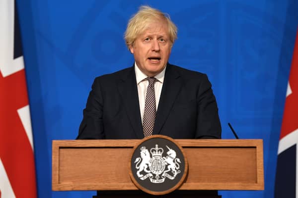 Prime Minister Boris Johnson speaking during a media briefing in Downing Street, London (Photo: PA)