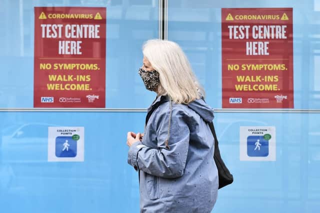 Infections in England continue to decline, though there are fears that variants could delay the end of lockdown (Getty Images)