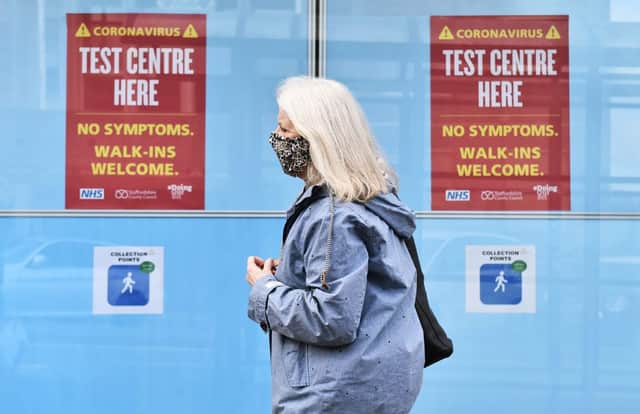 Infections in England continue to decline, though there are fears that variants could delay the end of lockdown (Getty Images)