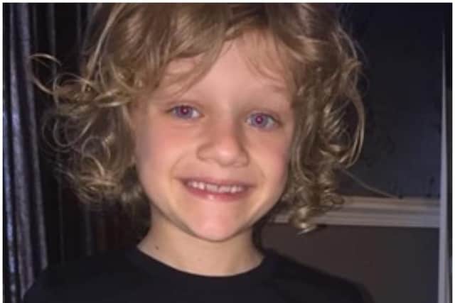 Football fan Jordan was struck by lightning when playing a one-to-one session in Blackpool (Lancashire Police).