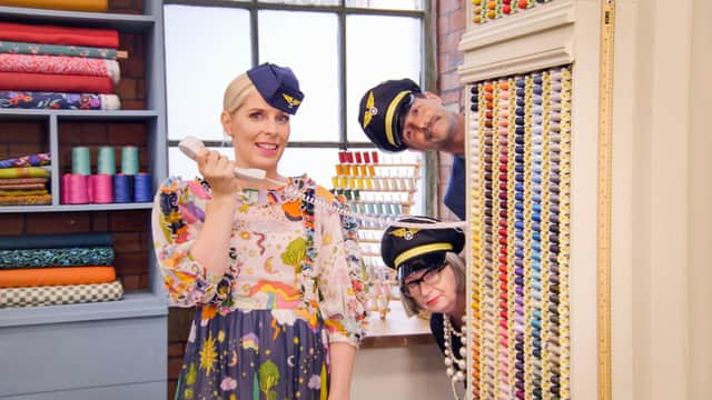 Sara Pascoe returns to host The Great British Sewing Bee