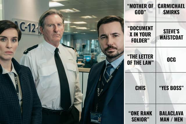 Line of Duty comes to a climax in its season six finale - and you can play our bingo game below (Photo: BBC)