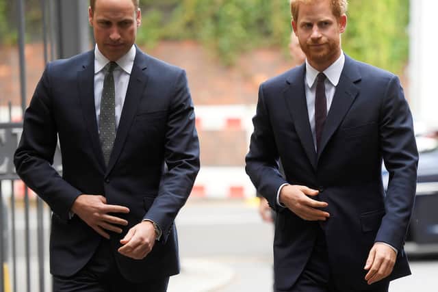 Prince William, Duke of Cambridge and Prince Harry (Photo by Toby Melville - WPA Pool / Getty Images)