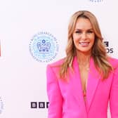 Amanda Holden jokes about Rishi Sunak going on ITV after Phillip Schofield quit. (Photo by Ian West - Pool / Getty Images)