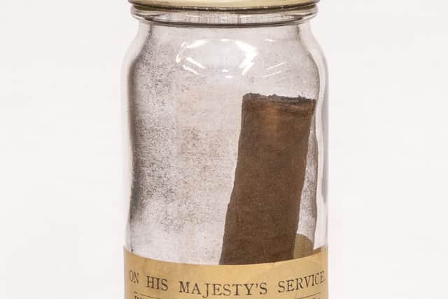 The legendary leader gave the cigar to Hugh Stonehewer-Bird, consul general in Rabat, Morocco, from 1943-1945, following an event he hosted for the former British prime minister during the Second World War.