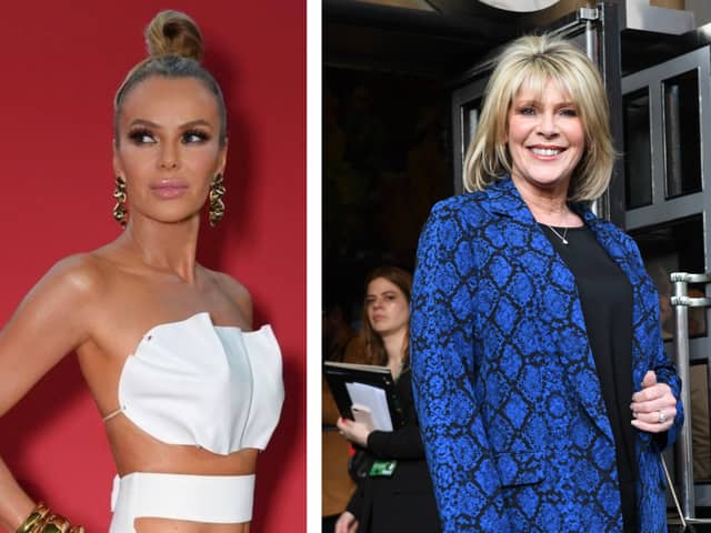 Ruth Langsford brands Amanda Holden a ‘goddess’ amid Phillip Schofield scandal. (Photo Credit: Instagram/noholdenback/Getty Images)