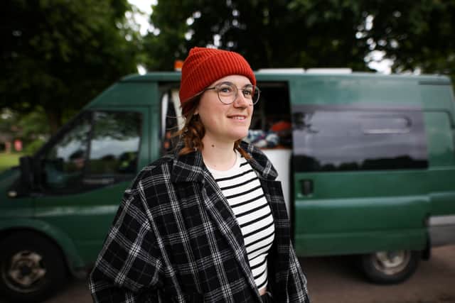 Meet the woman whose van lifestyle has allowed her to save more than £22k - and live in one of Britain’s poshest areas rent-free.