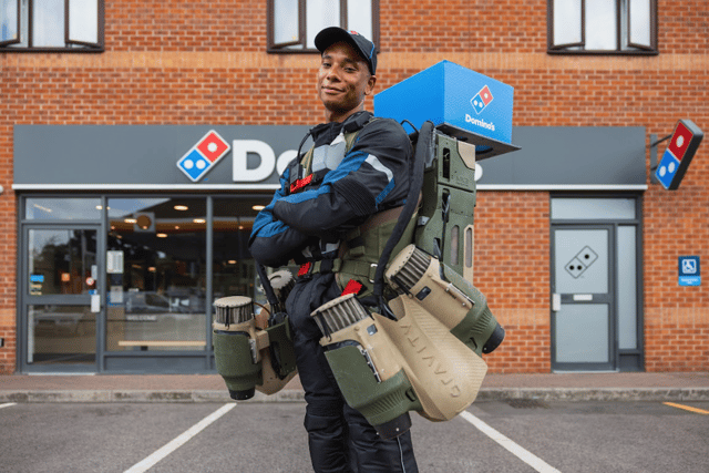 Jet Suit Delivery man