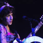 Amy Winehouse performing at Bestival in 2008. Picture: Paul Windsor