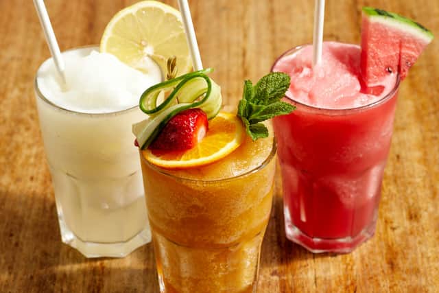 The range of recipes for home-made slushies is practically endless