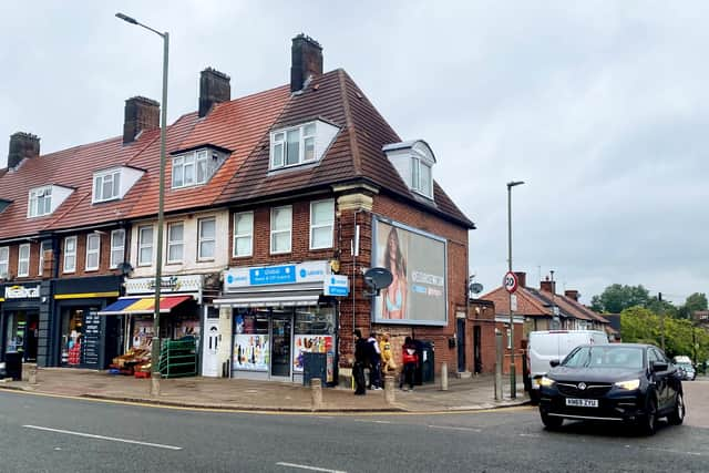 The huge boards have been spotted in Harrow and Edgware, north west London, while another was seen in Norwood, south east London.