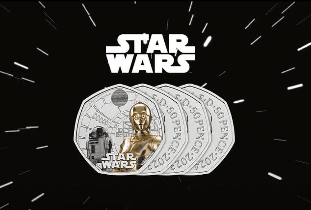 Commemorative Star Wars coins from the Royal Mint