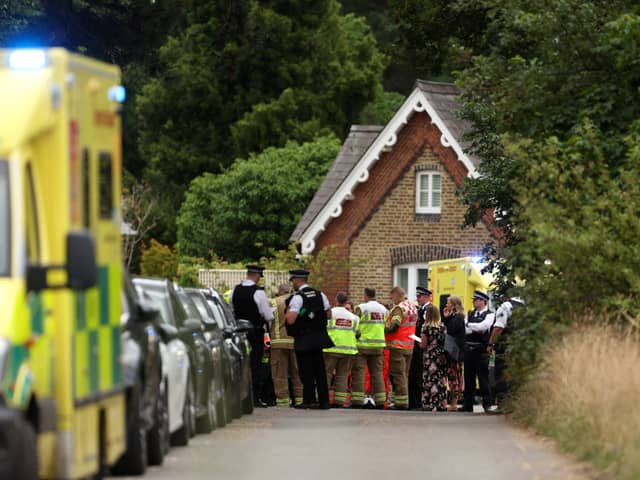 Wimbledon car crash: One child dies and woman arrested after Land Rover crashes into school