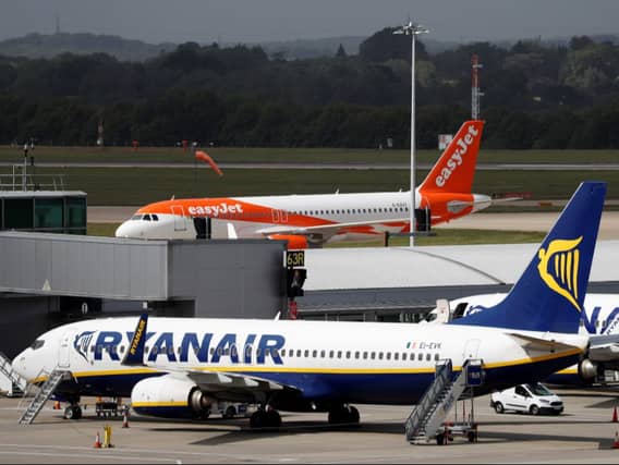 Cabin bags to fit under seats of easyJet and Ryanair flights have been popular on Amazon(Photo: Getty Images)