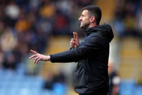 John Mousinho wont share the touchline with Joey Barton. (Photo by Catherine Ivill/Getty Image)