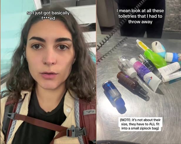 Chloe Jade Meltzer was transferring through London’s Heathrow Airport when she said she experienced the “brutal” rules of the country’s airport security.