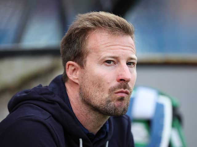Wade Eliott is bringing his winless Cheltenham Town side to Fratton Park. (Photo by Eddie Keogh/Getty Images)