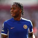 Police are searching for three men over a break-in at the home of England and Chelsea footballer Raheem Sterling (Photo by Clive Rose/Getty Images)