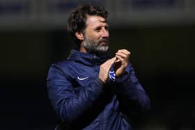 Danny Cowley has been linked with the latest League One hot seat that has become available. (Photo by Jacques Feeney/Getty Images)