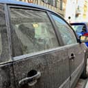 Saharan dust can coat cars pretty quickly