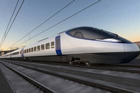 According to a leaked photograp, the government is said to be possibly planning on scrapping the Birmingham to Manchester HS2 phase in order to cut down on costs. (Credit: PA)