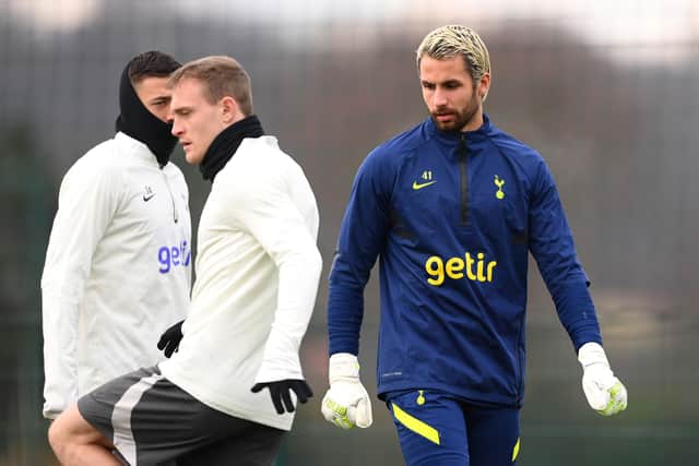 Former Spurs keeper Alfie Whiteman has been trialling with Pompey over the last fortnight. Picture: Alex Davidson/Getty Images