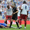 Kevin Prince-Boateng in the FA Cup final up against Chelsea’s Michael Ballack. (ADRIAN DENNIS/AFP via Getty Images)