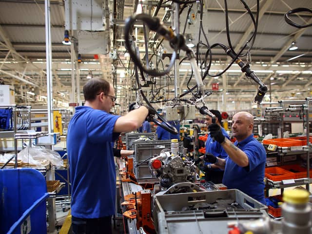 The UK's economy has grown by 0.2% in August, with car manufacturing leading the economic boost over the past three months. (Credit: Getty Images)