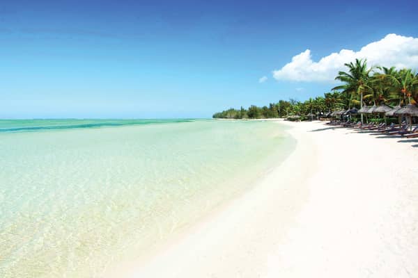 The pristine beaches of Bel Ombre