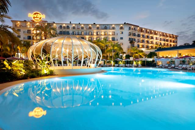 The pool at Hard Rock Hotel Marbella